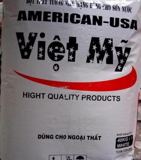 Bột trét tường ngoại thất Việt Mỹ